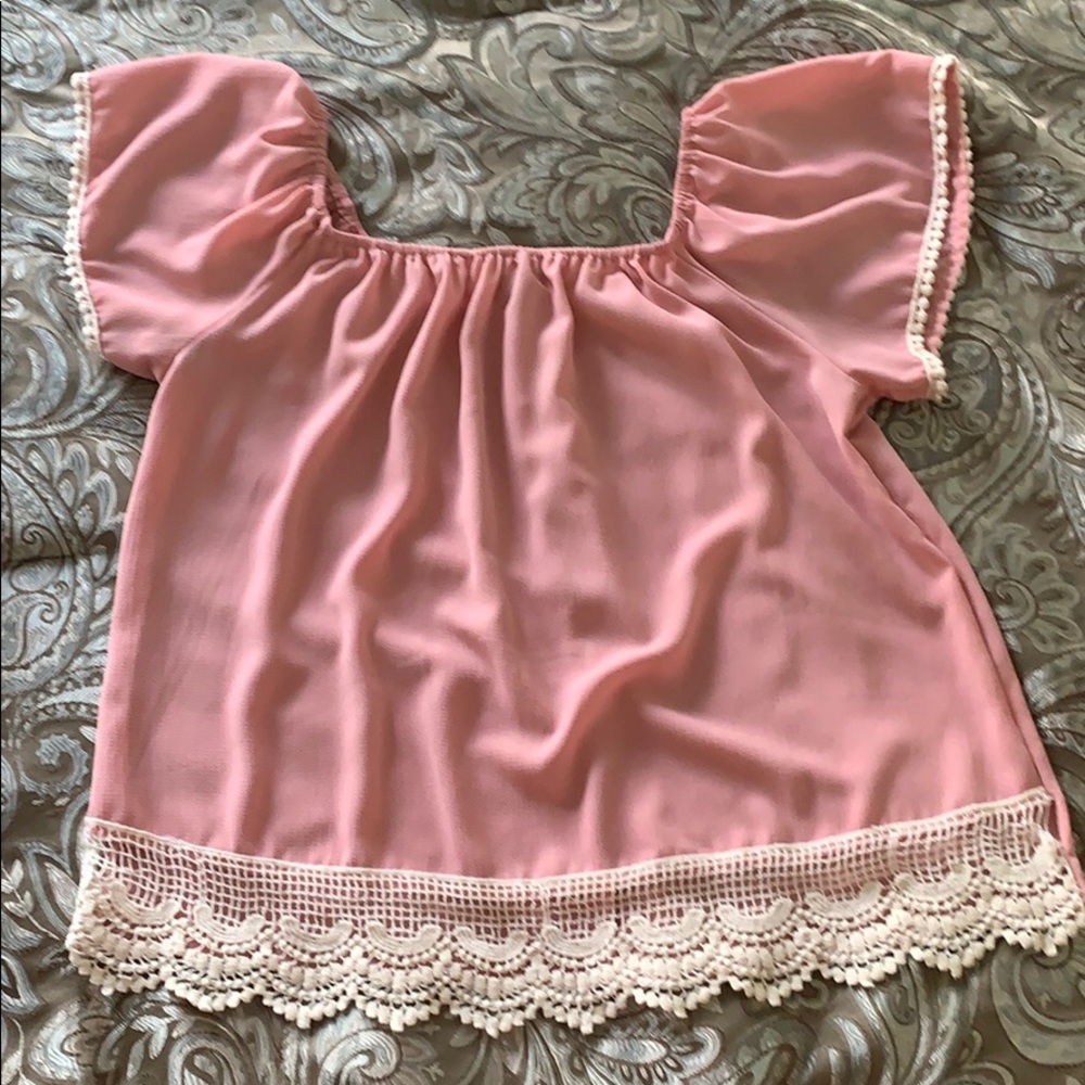 Vintage pink blouse
